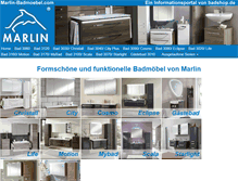 Tablet Screenshot of marlin-badmoebel.com